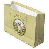 キュートアルパカ抱き枕 ラージペーパーバッグ (正面アングル)