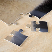 キュートアルパカ顔 ジグソーパズル (側面)