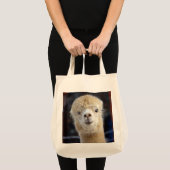 キュートアルパカ顔 トートバッグ (正面(商品))