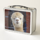 キュートアルパカ顔 メタルランチボックス (裏面)