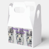 キュートアルファッカラマガールズお誕生日ケーキオフィードボックス フェイバーボックス (オープン)