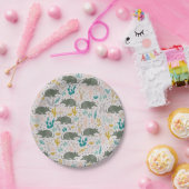 キュートアルマジロ紙プレート ペーパープレート (パーティー)