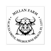 キュートアンガスブルテーマ セルフインキングスタンプ (デザイン)