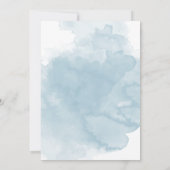 キュートアンダーザシーウォーター色誕生日招待状 招待状 (裏面)