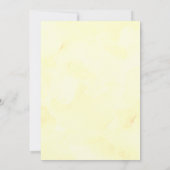 キュートアンダーザシーウォーター色誕生日招待状 招待状 (裏面)