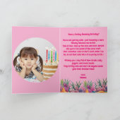 キュートアンダーザシーウミガメ誕生日 カード (内部)