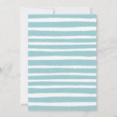 キュートアンダーザシー子供の誕生日 招待状 (裏面)