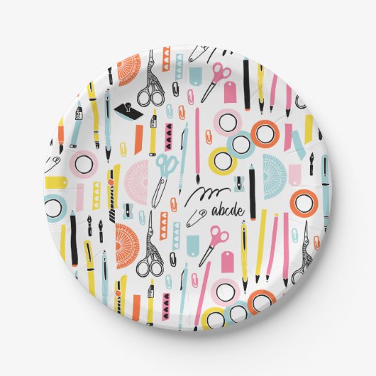 キュートアートサプライ紙プレート ペーパープレート (正面)