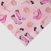 キュートアートピガーリーンクティール(緑がかった色)女性のカーボーイ水彩 薄葉紙 (詳細)