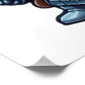 キュートアーマーおもしろいトフレンド漫画戦士 ポスター (角)