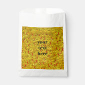 キュートイエローイースターチックスカスタム文字フリットバッグ フェイバーバッグ (正面)