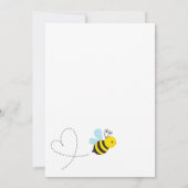 キュートイエローグルームトゥビーウェディングシャワー 招待状 (裏面)