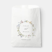 キュートイエローメド素朴フローラリース結婚ズ フェイバーバッグ (正面)