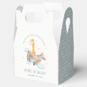 キュートイエロー飛行機キレーフスカイスター子供の誕生日 フェイバーボックス (オープン)