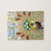 キュートインシーウィンシースパイダーイラストレーション ジグソーパズル (横)