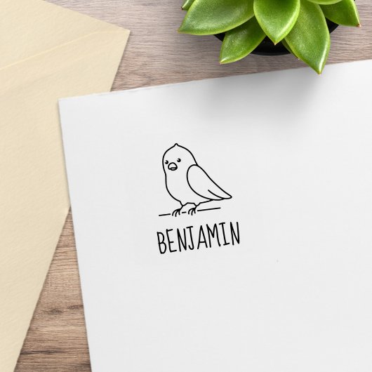 キュートインパエオウム名前をカスタムする ラバースタンプ