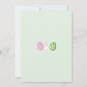 キュートイースターエッグ狩り&ブランチ招待状 招待状 (裏面)