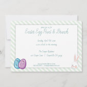 キュートイースターエッグ狩り&ブランチ招待状 招待状 (正面)