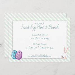 キュートイースターエッグ狩り&ブランチ招待状 招待状