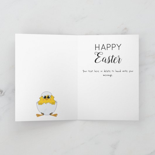 キュートイースターエッグ&シックハッピーイースター シーズンカード (内部)