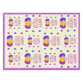 キュートイースターシックアンドエッグハッピーイースターホリデー テーブルクロス (正面(横))