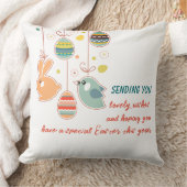 キュートイースターデコレーション装飾用クッション クッション (ブランケット)