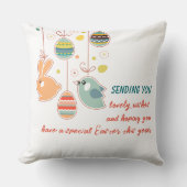 キュートイースターデコレーション装飾用クッション クッション (正面)