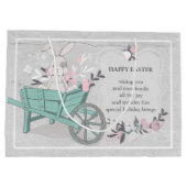 キュートイースターデザイン ラージペーパーバッグ (裏面)