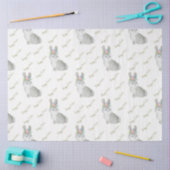 キュートイースターバニーシリーズデザイン3 薄葉紙 (クラフト)