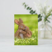 キュートイースターバニーズエッグス春イースター ポストカード (スタンド正面)