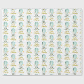 キュートイースターバニーホットバルーンイースター恵み ラッピングペーパー (フラット)