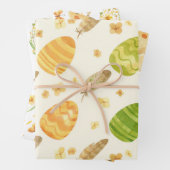 キュートイースターバニーラッピング紙 ラッピングペーパーシート (インサイチュ)