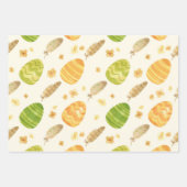 キュートイースターバニーラッピング紙 ラッピングペーパーシート (正面)