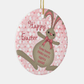 キュートイースターバニーラビットイースターオーナメント セラミックオーナメント (右)