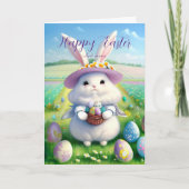 キュートイースターバニー01 カード (正面)