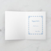 キュートイースターバニー01 カード (内部)