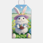 キュートイースターバニー01 ギフトタグ (正面)