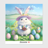 キュートイースターバニー01 シール (シート)