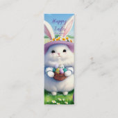 キュートイースターバニー01 スキニー名刺 (正面)