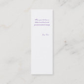 キュートイースターバニー01 スキニー名刺 (裏面)