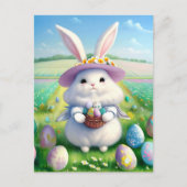 キュートイースターバニー01 ポストカード (正面)