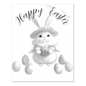 キュートイースターバニー01 ラバースタンプ (インプリント)