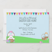 キュートイースターパーティの招待状 招待状 (正面)