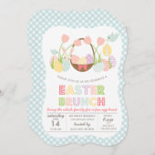 キュートイースターブランチ卵狩り 招待状 (正面/裏面)