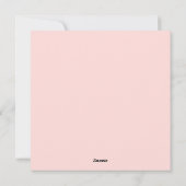 キュートイースターホリデーカード シーズンカード (裏面)