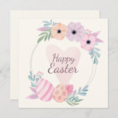 キュートイースターホリデーカード シーズンカード (正面/裏面)