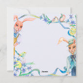 キュートイースターホリデーカード シーズンカード (裏面)