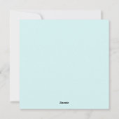 キュートイースターホリデーカード シーズンカード (裏面)