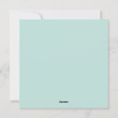 キュートイースターホリデーカード シーズンカード (裏面)