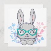 キュートイースターホリデーカード シーズンカード (正面/裏面)